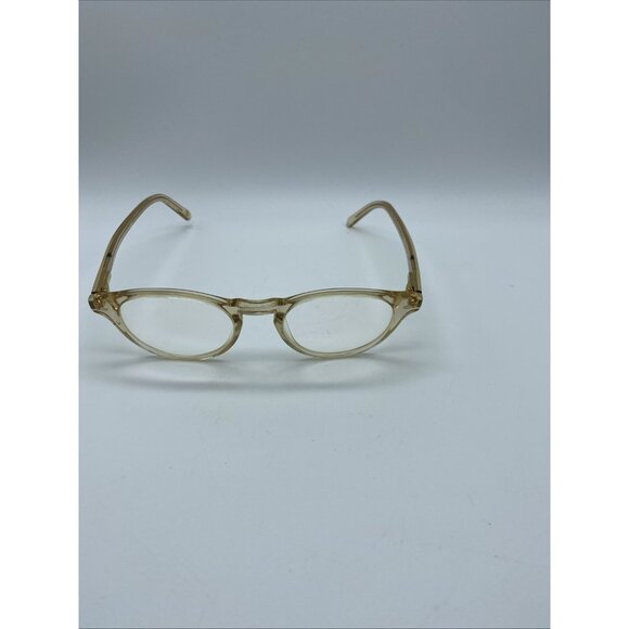 Banana Republic Eyeglasses Cassidy GAW Gold Clear Cat Eye Round 140 mm - Picture 7 of 12